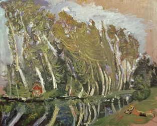 Landschap met Liggend Figuur